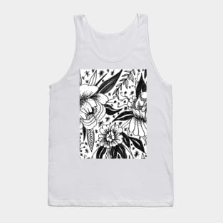 Tattoo and flowers Tank Top